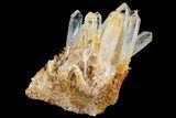 Cluster Of Blue Smoke Quartz With Cookeite - Colombia #174887-1